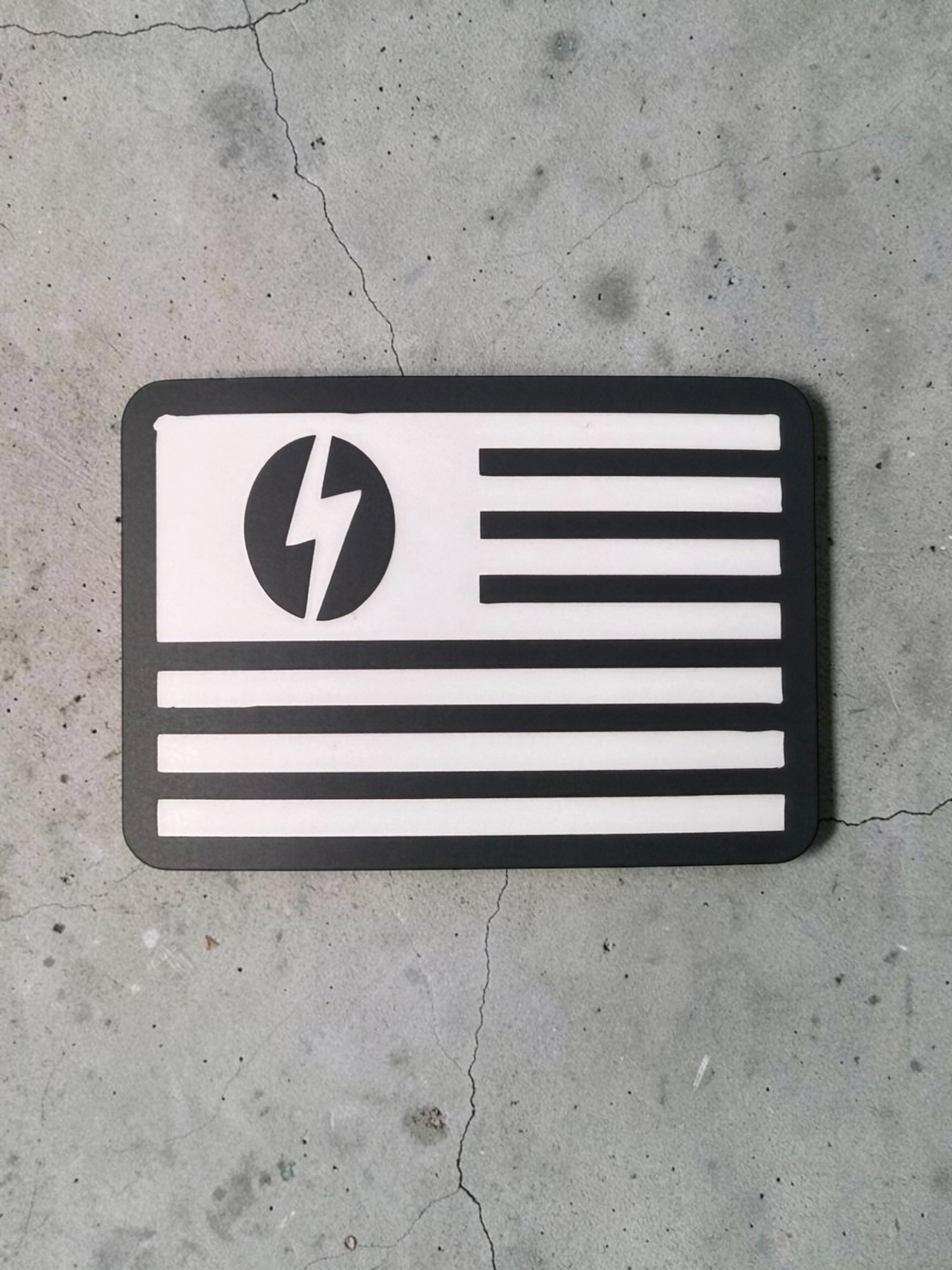 Coffee Bean Flag Sticker